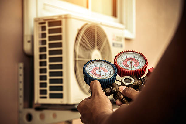 Professional Hvac Maintenance technician working in Johnson Creek, WI